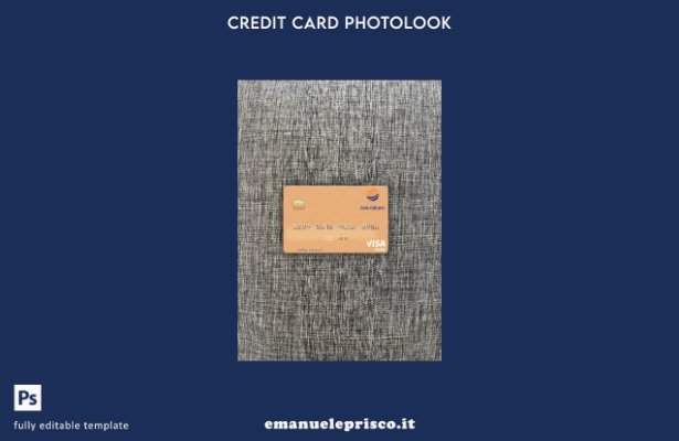 modello frontale photolook con carta di debito visto Etiopia Awash International